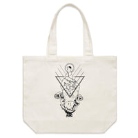 Mushroom Hand - Shoulder Canvas Tote Bag