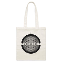 Mycelium canvas tote bag