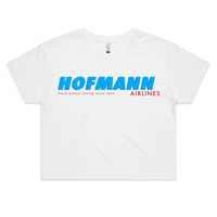 HOFMANN AIRLINES crop top