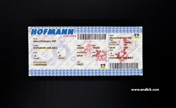 Hofmann Airlines Blotter Ticket